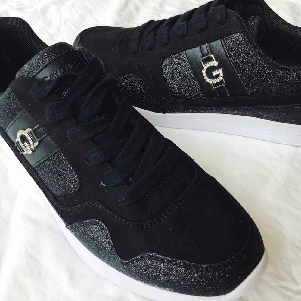 🛑RETURNING 2DAY🛑SEND OFFERS Guess BLACK SNEAKERS - Picture 5 of 8